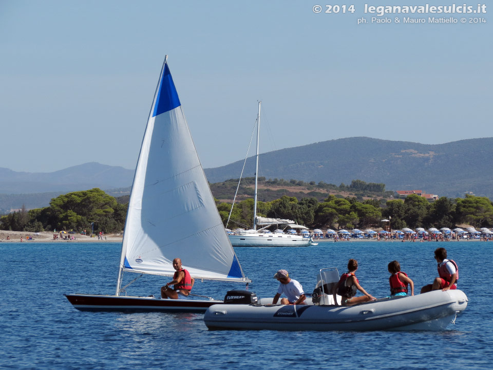 LNI Sulcis - Porto Pino, agosto 2014, corsi vela e windsurf LNI Sulcis
