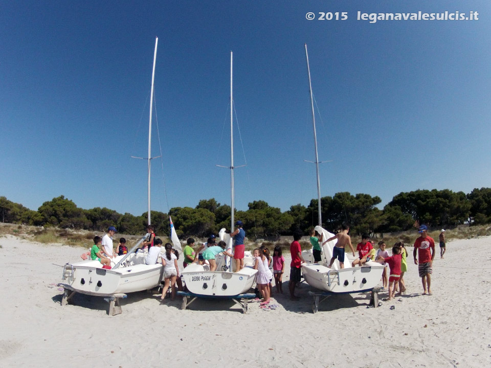 LNI Sulcis - Porto Pino, giugno 2015, corsi scuole
