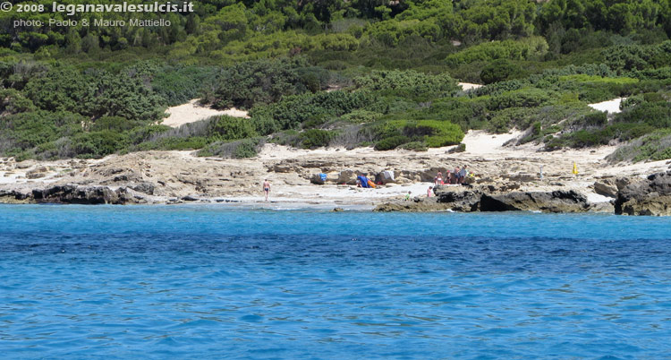 Porto Pino - 2008, Costa bassa tra Porto Pinetto e Spiaggia dei Francesi