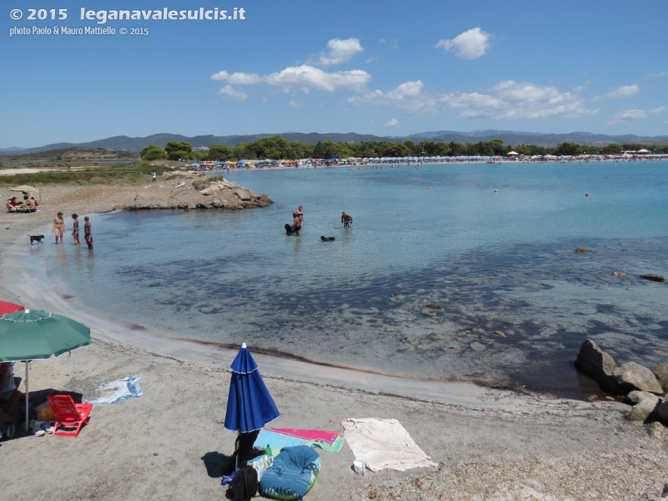 Porto Pino - Spiagge - Agosto 2015,Porto Pino