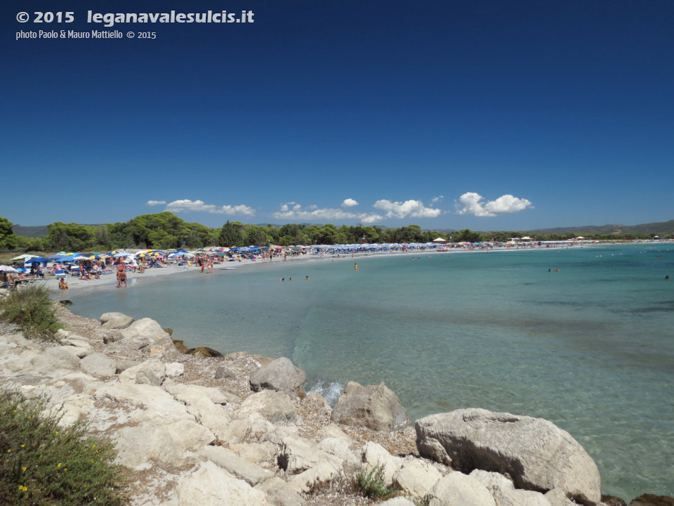 Porto Pino - Spiagge - Agosto 2015,Porto Pino