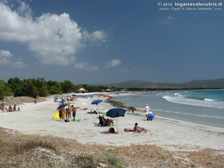 Porto Pino - Spiagge - 2010, seconda spiaggia