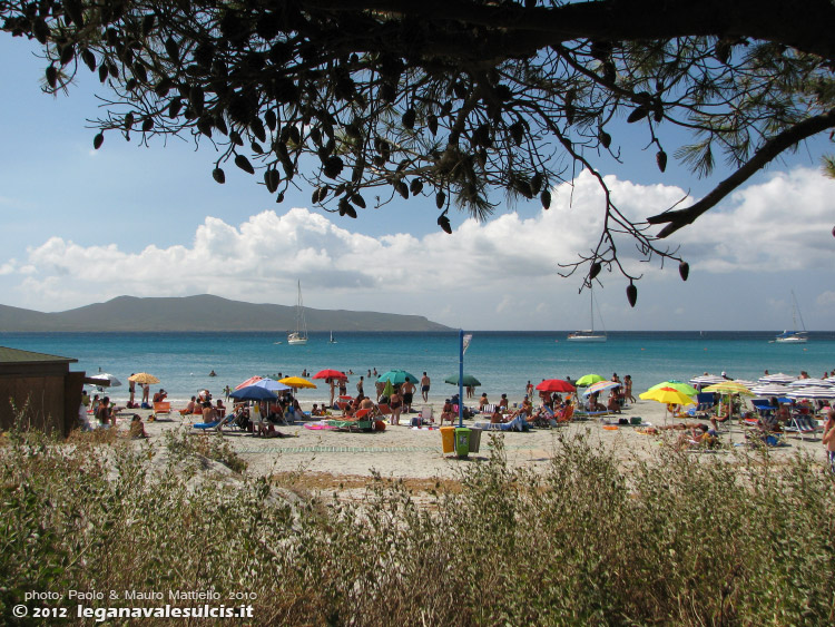 Porto Pino - Spiagge - 2010, prima spiaggia