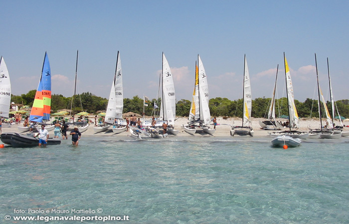 Porto Pino - Sport - 2004, regata Summer Cup per HobieCat