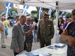 Il sindaco Cherchi e autorit varie visitano in nostro stand