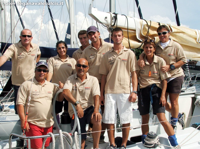 L'equipaggio di Fieramosca al gran completo