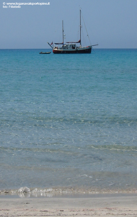 La Ros Arcan dalla spiaggia