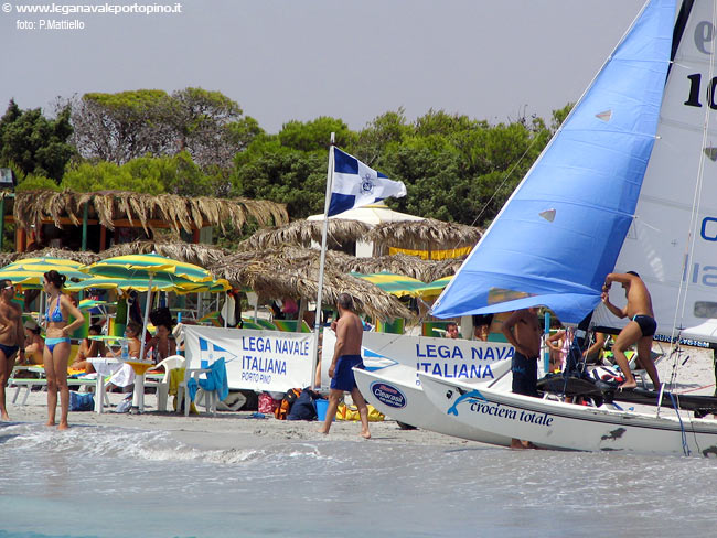 La sede della LNI al Luna Beach 